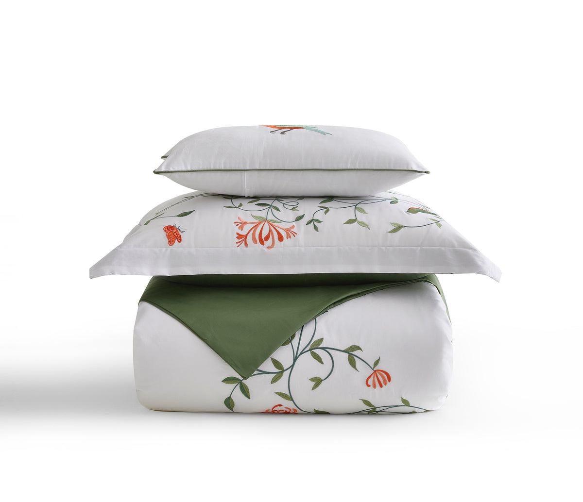 Blooming Garden- Embroidered- Iron Free