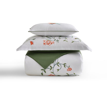 Blooming Garden- Embroidered- Iron Free