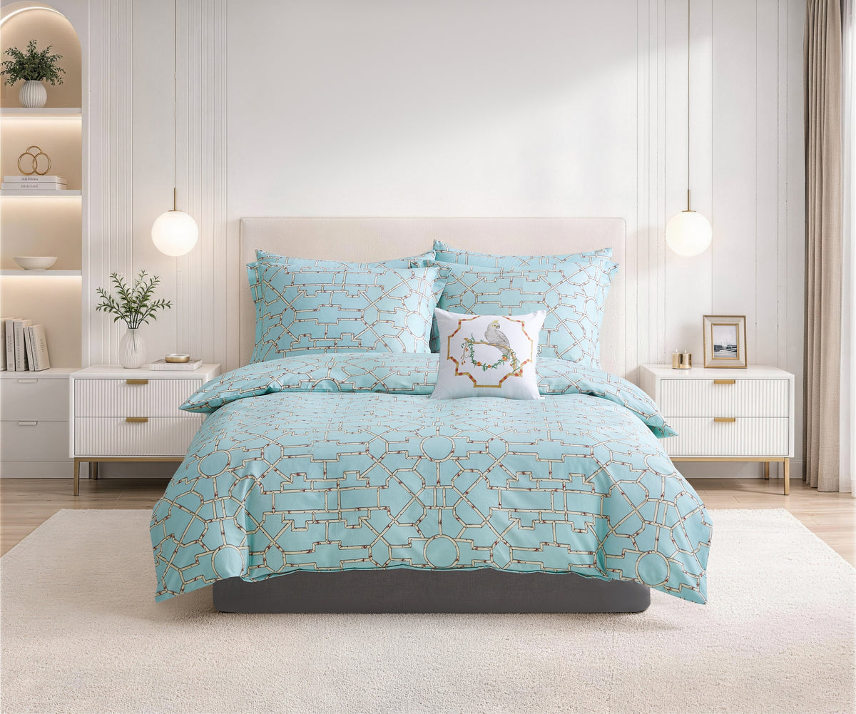 Bamboo Teal - Iron Free