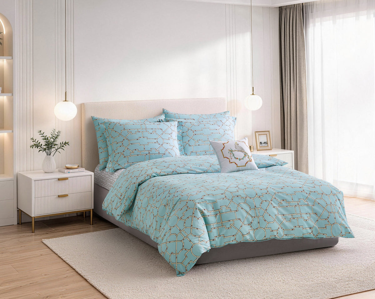 Bamboo Teal - Iron Free