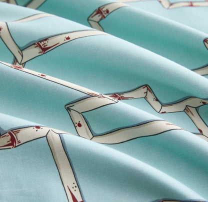 Bamboo Teal - Iron Free