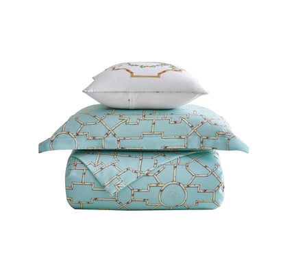 Bamboo Teal - Iron Free