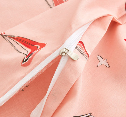 Boats pink- Iron Free