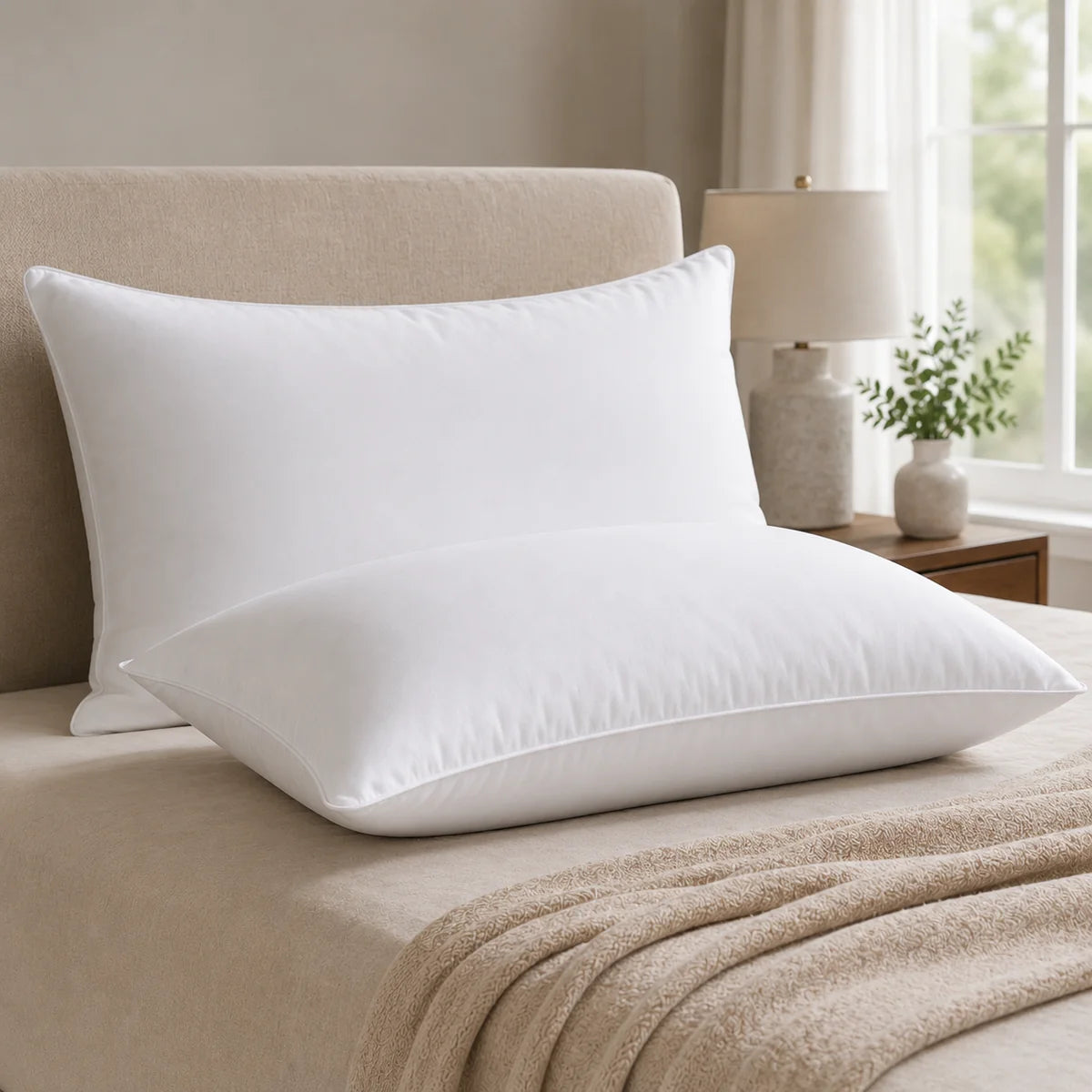 LuxyFluff Siberian Goose Down Pillow