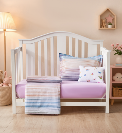 Kids Sandy Azure Crib Set