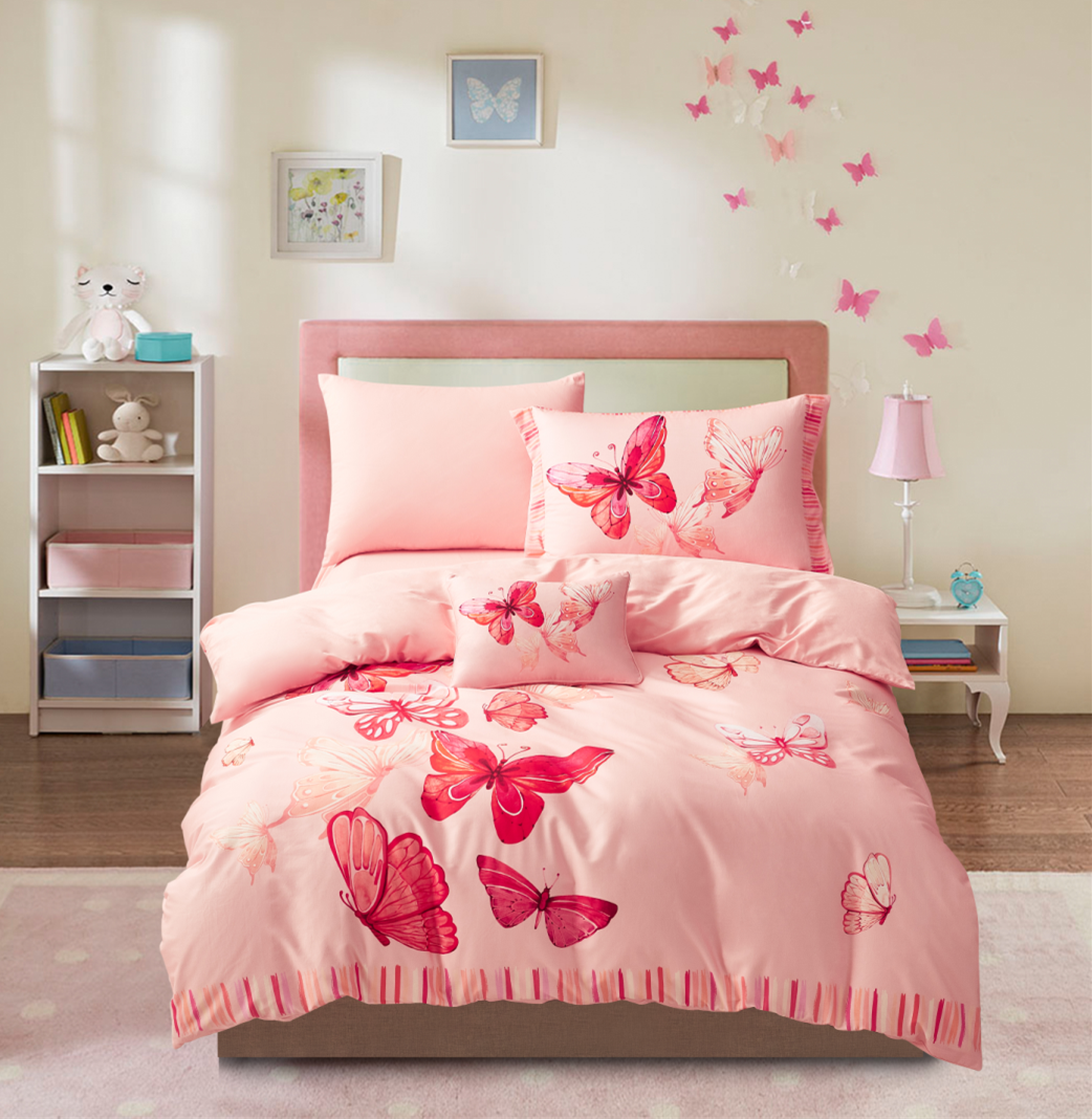 Butterfly comforter set deals