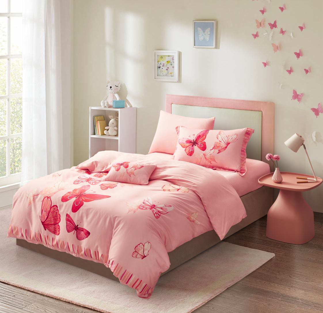 Girls butterfly bedding sales